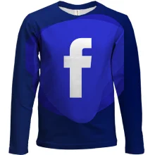 Детский 3D лонгслив с Facebook