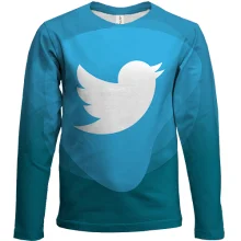 Детский 3D лонгслив с Twitter
