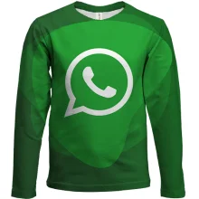 Дитячий 3D лонгслів з WhatsApp