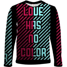 Детский 3D лонгслив Love has no color