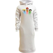 Худи платье powerpuff girls