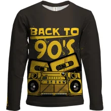Детский 3D лонгслив Back to 90