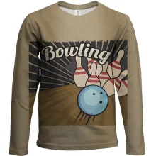 Дитячий 3D лонгслів Bowling