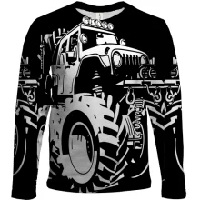 Дитячий 3D лонгслів Monster Truck