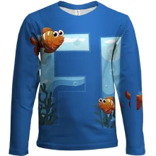 Дитячий 3D лонгслів Fish
