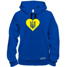 Толстовка с гербом Украины в сердце