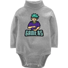 Детское боди с длинным рукавом Gamers