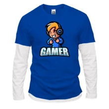 Комбинированный лонгслив Gamer.