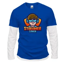 Комбинированный лонгслив Streamer gamer