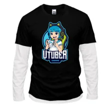 Комбинированный лонгслив Utuber gaming