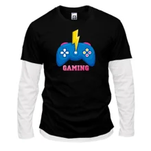 Комбинированный лонгслив Gaming
