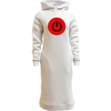 Худи платье power button