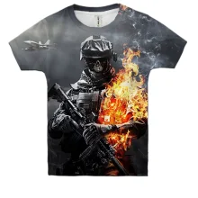Детская 3D футболка Battlefield V
