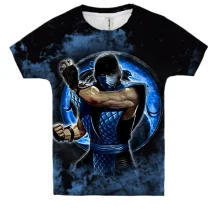Дитяча 3D футболка Mortal Kombat - Sub Zero