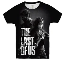 Дитяча 3D футболка The last of us BW