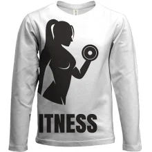Дитячий 3D лонгслів Fitness Gym Girl