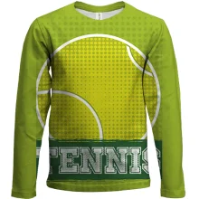 Детский 3D лонгслив Tennis с большим мячом