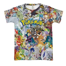 3D футболка с Покемонами и логотипом Pokémon