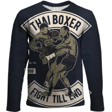 Детский 3D лонгслив Thai Boxer