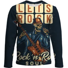 Дитячий 3D лонгслів Lets rock soul