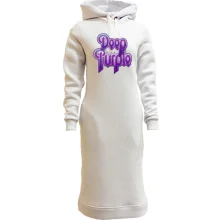 Худі сукня Deep Purple (фіолетовий логотип)