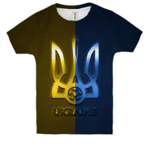 Детская 3D футболка Футбол Украины