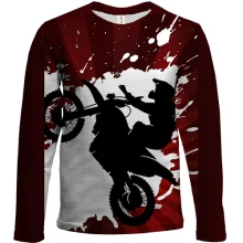 Дитячий 3D лонгслів Motocross