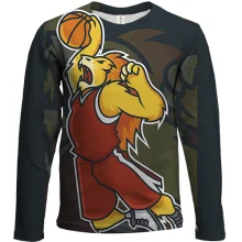 Дитячий 3D лонгслів Basketball Lion