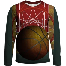Дитячий 3D лонгслів Basketball кільце