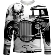 Детский 3D лонгслив Retro car