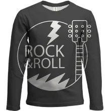 Дитячий 3D лонгслів Rock & Roll