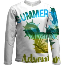 Детский 3D лонгслив Summer Adventure