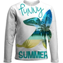 Детский 3D лонгслив Summer Funny