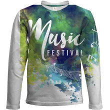 Дитячий 3D лонгслів Music Festival (2)