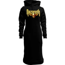 Худі сукня Nazareth (з золотим черепом)