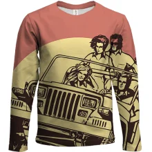 Детский 3D лонгслив Road Jeep