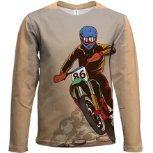 Дитячий 3D лонгслів Sport Motocross art