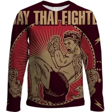 Детский 3D лонгслив Muay Thai fighter