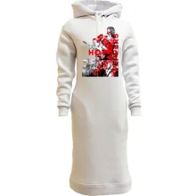 Худи платье Red Hot Chili Peppers ART 2