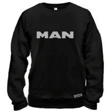 Свитшот с лаконичным логотипом MAN