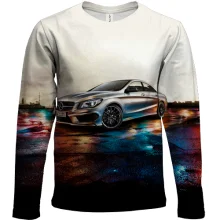 Дитячий 3D лонгслів Mercedes CLA