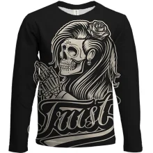 Дитячий 3D лонгслів Skull Trust