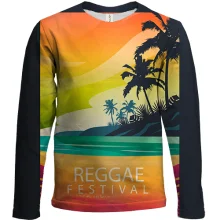 Детский 3D лонгслив Reggae Festival