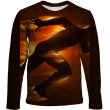 Детский 3D лонгслив Running Man