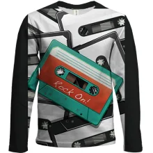 Детский 3D лонгслив Rock On! Boombox!