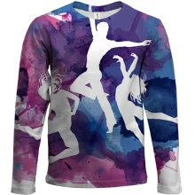 Детский 3D лонгслив Watercolor Dancing