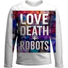 Детский 3D лонгслив Love death + robots.