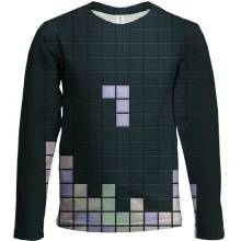 Дитячий 3D лонгслів Tetris game