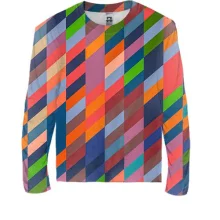 Детский 3D лонгслив Multicolored pattern