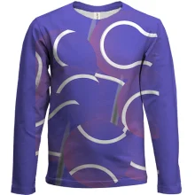 Дитячий 3D лонгслів Tennis ball Blue